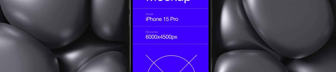 Free iPhone 15 Mockup PSD