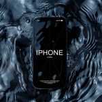 Free iPhone 15 Pro Mockup Surrendered in Water