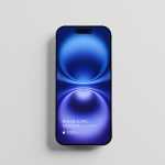 Free iPhone 16 Pro Mockup From Top View