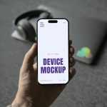 Free iPhone 16 Pro PSD Mockup