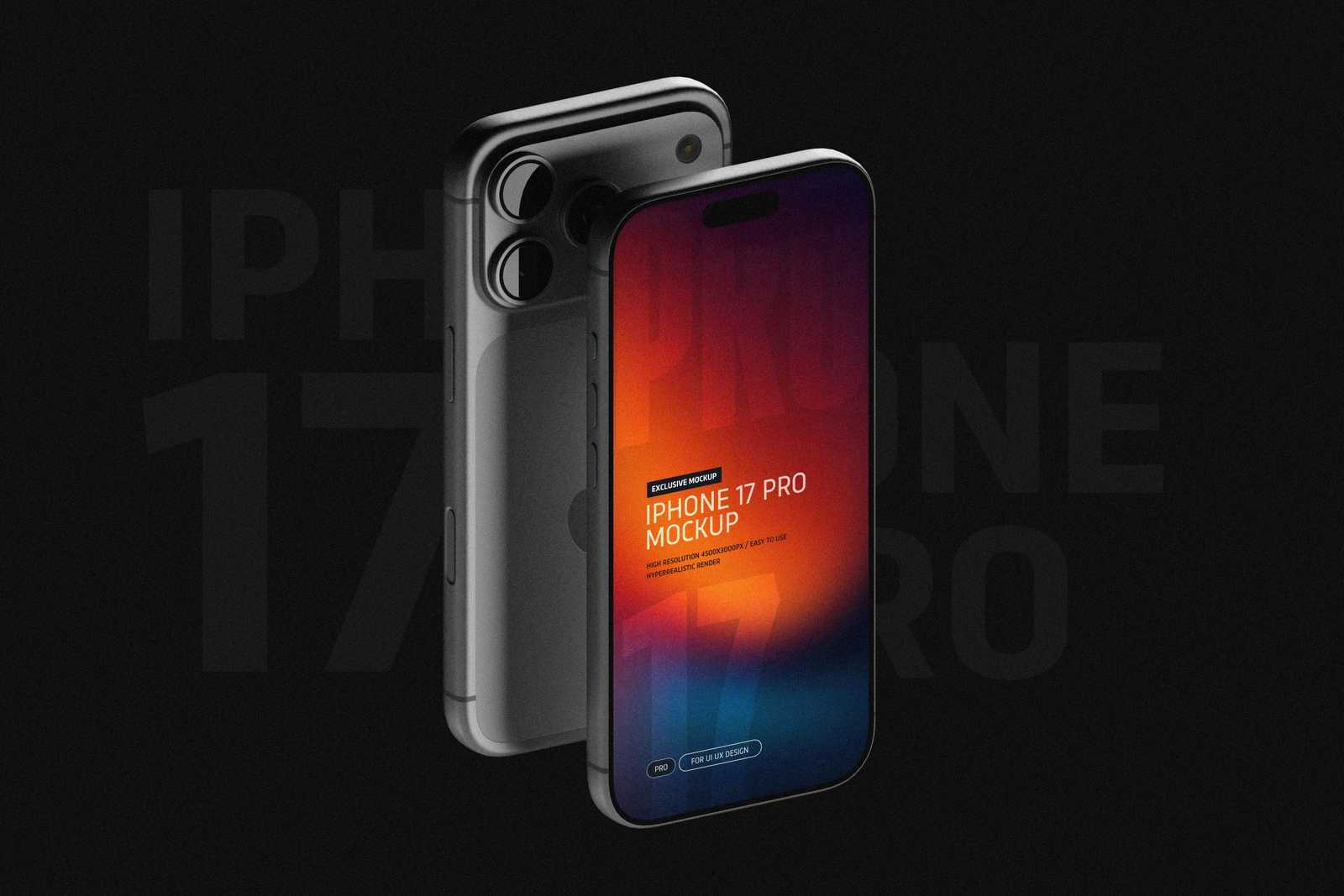 Free iPhone 17 Pro Mockup