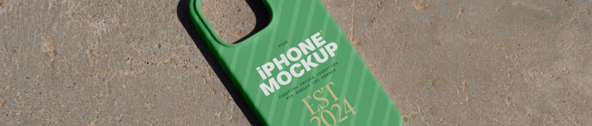 Free iPhone Case on Path Mockup