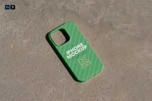 Free iPhone Case on Path Mockup