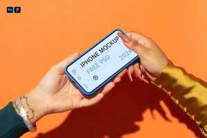 Free iPhone Pro in Case Mockup