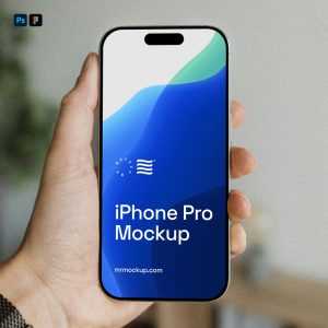 Free iPhone Pro in Home Mockup