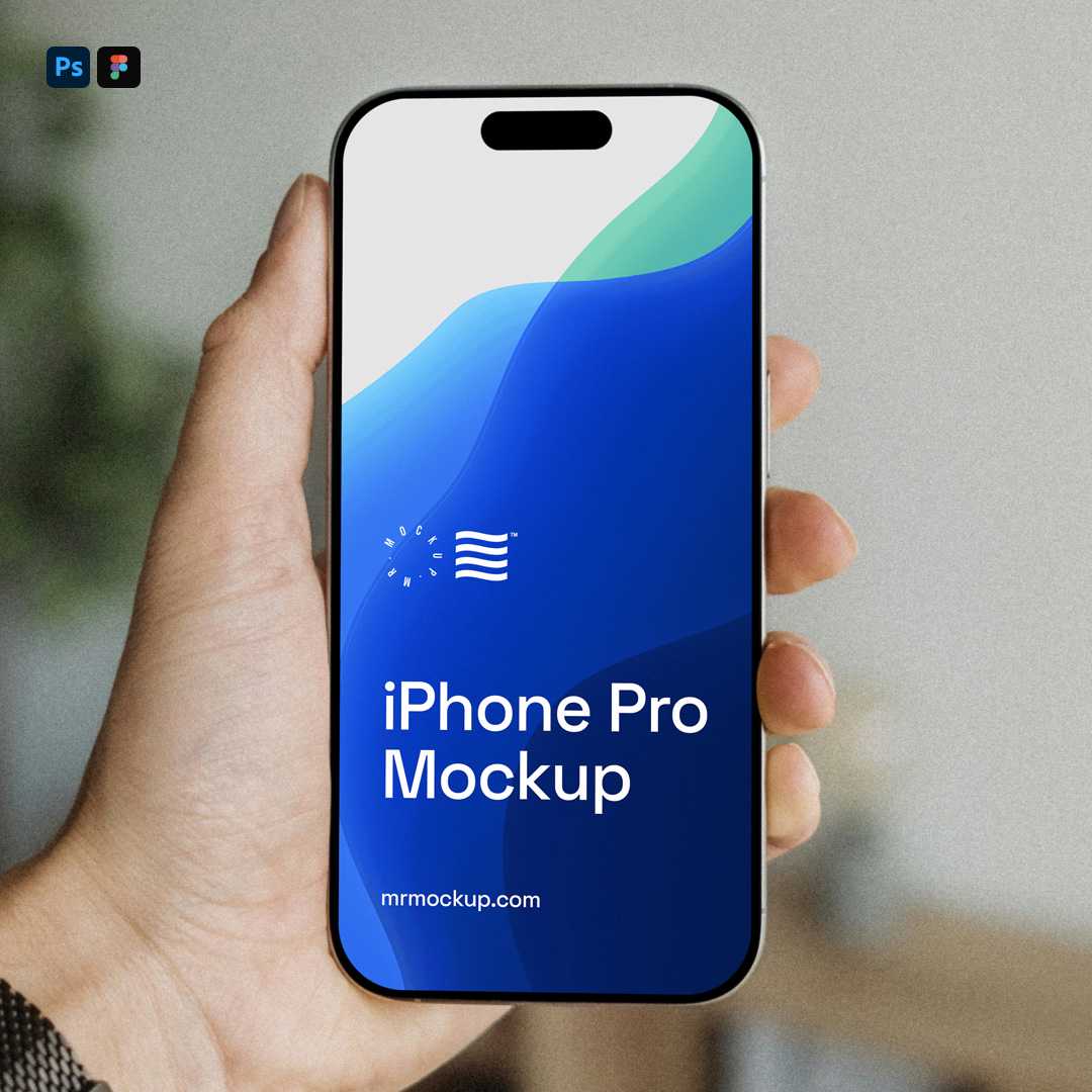 Free iPhone Pro in Home Mockup