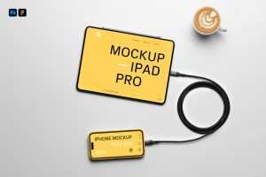 Free iPhone Pro & iPad Pro Mockup