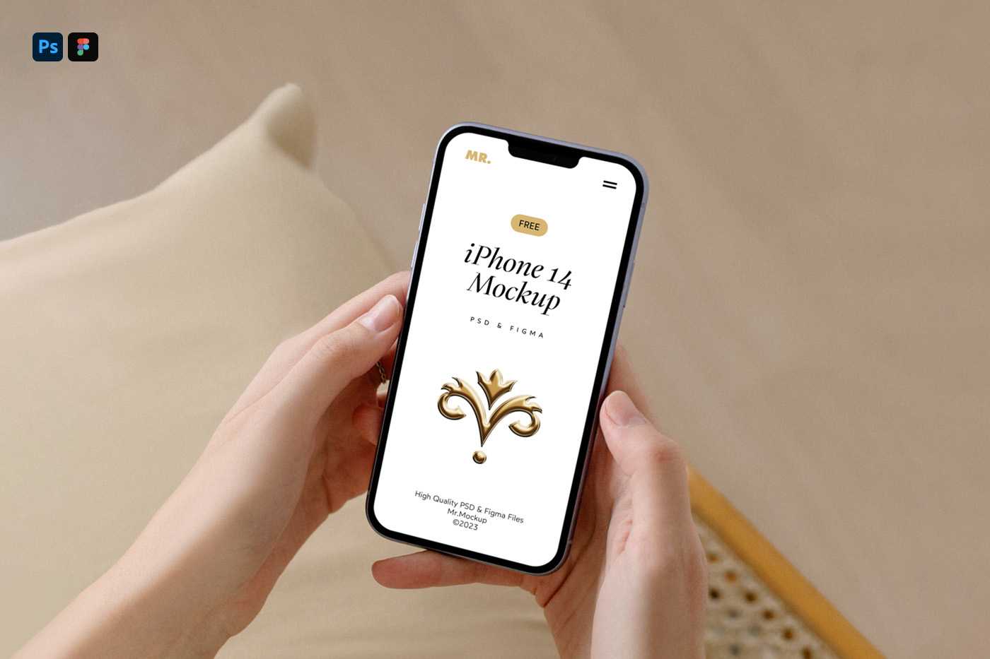 Free iPhone Pro Mockup