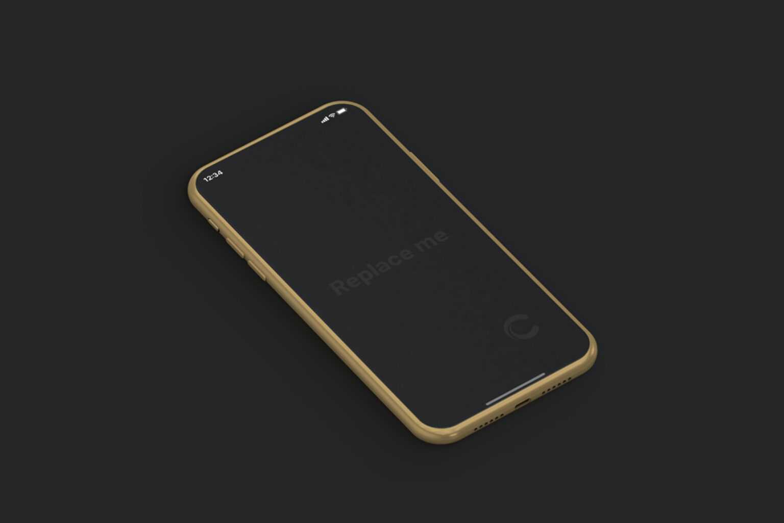 Free Isometric iPhone 11 Mockup - Free PSD files
