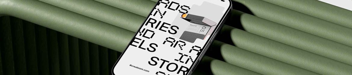 Free Isometric iPhone 16 Pro Mockup PSD On The Bench