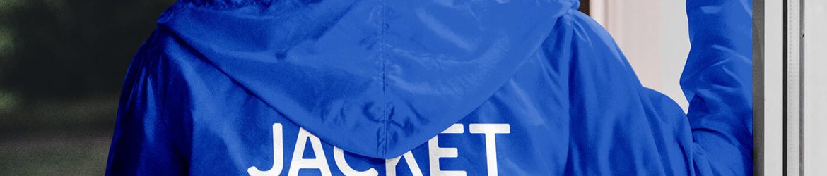 Free Jacket Mockup PSD Back View
