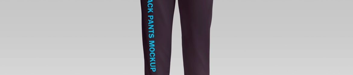 Free Jogger Track Pants Mockup PSD Set