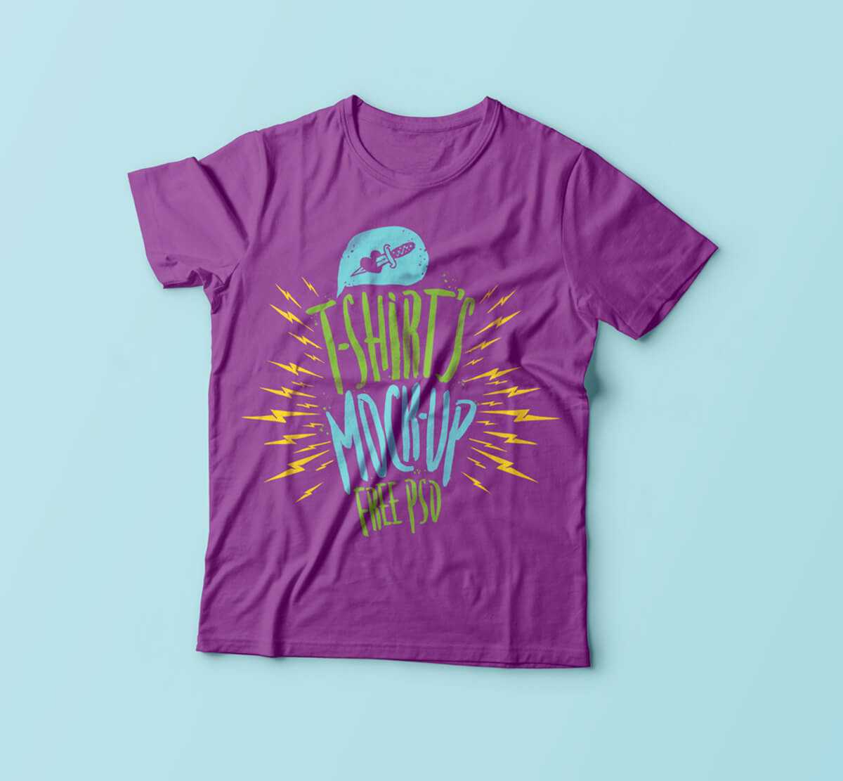 Free Kids T-Shirt Mockup PSD Template