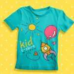 Free Kids T-Shirt PSD Mockup