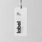 Free Label Tag Mockup