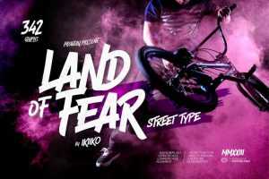 Free Land Of Fear — Street Type Free Fancy Font