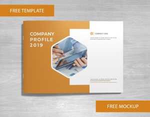 Free Landscape Brochure Ai Templates + PSD Mockup