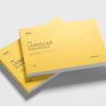 Free Landscape Softcover Book Mockup - Free PSD Download Free Landscape Softcover Book Mockup