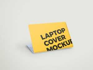 Free Laptop Back Cover Mockup PSD