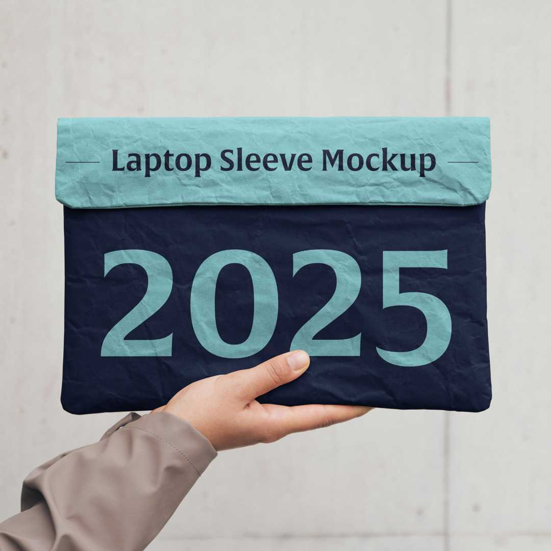 Free Laptop Sleeve Mockup