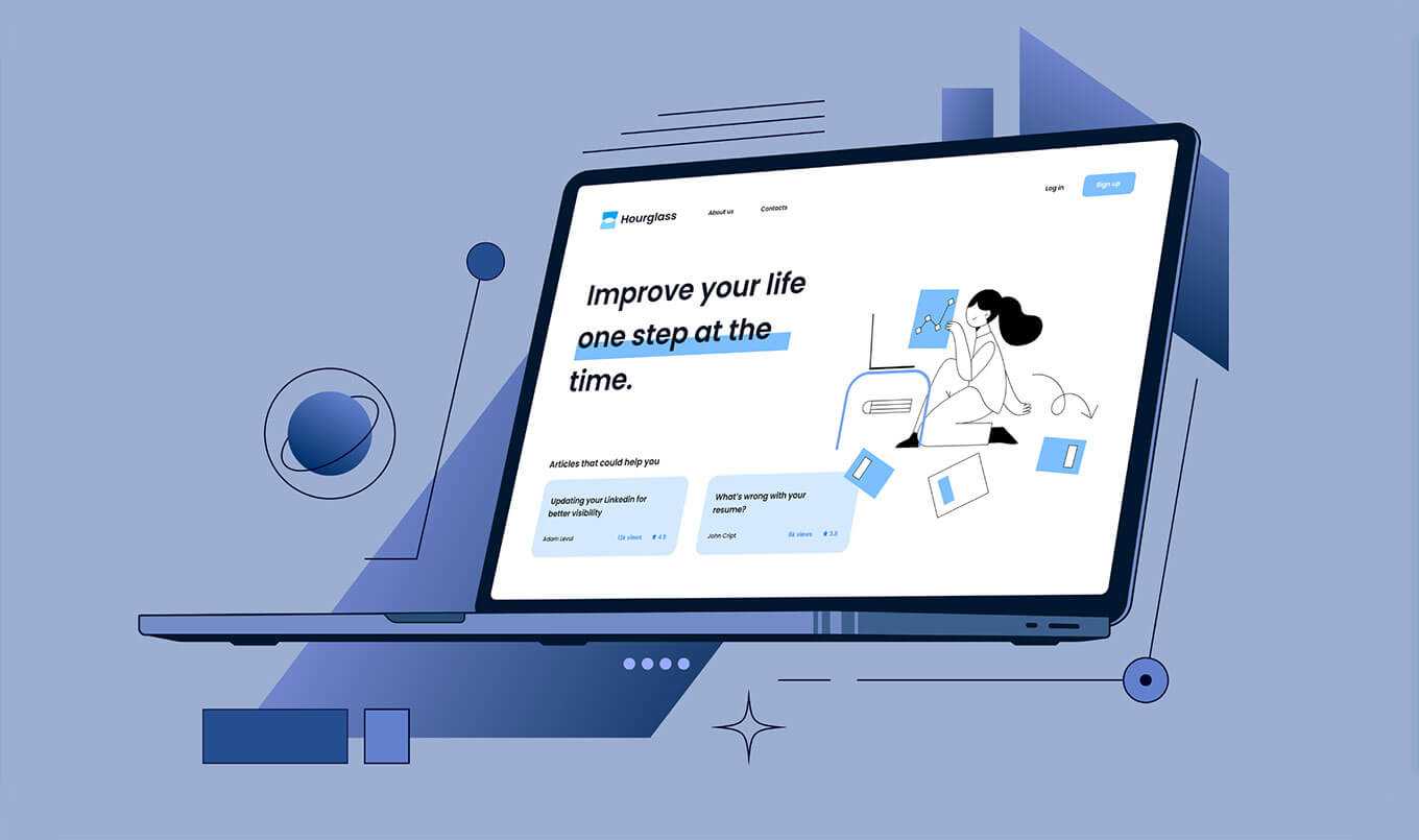 Free Laptop Stylized Mockup PSD Free PSD