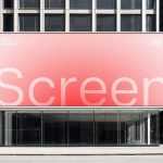 Free Large Outdoor 21:9 Billboard Screen Mockup PSD