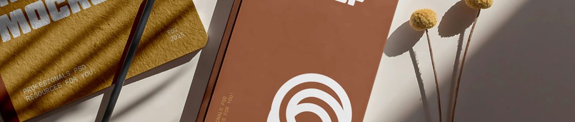 Free Laying Hard Cover Book Mockup