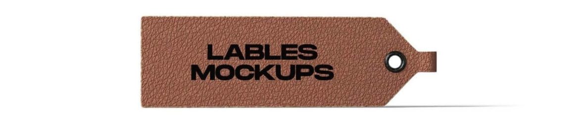 Free Leather Label Tag Mockup PSD