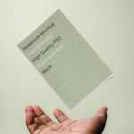 Free Levitating A5 Notebook Mockup