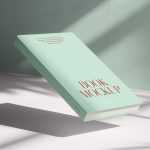 Free Levitating Hardcover Book Mockup
