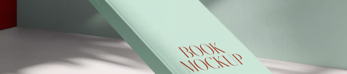 Free Levitating Hardcover Book Mockup PSD Free Levitating Hardcover Book Mockup PSD