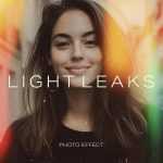 Free Light Leaks Photo Effect PSD