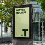 Free Lightbox in the City Mockup
