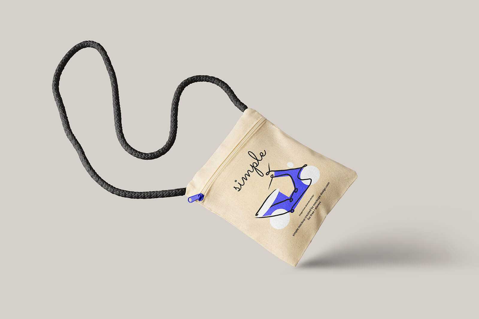 Free Linen Shoulder Handbag Mockup PSD