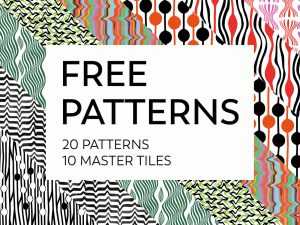 Free Liquify Abstract Patterns Set Ai file