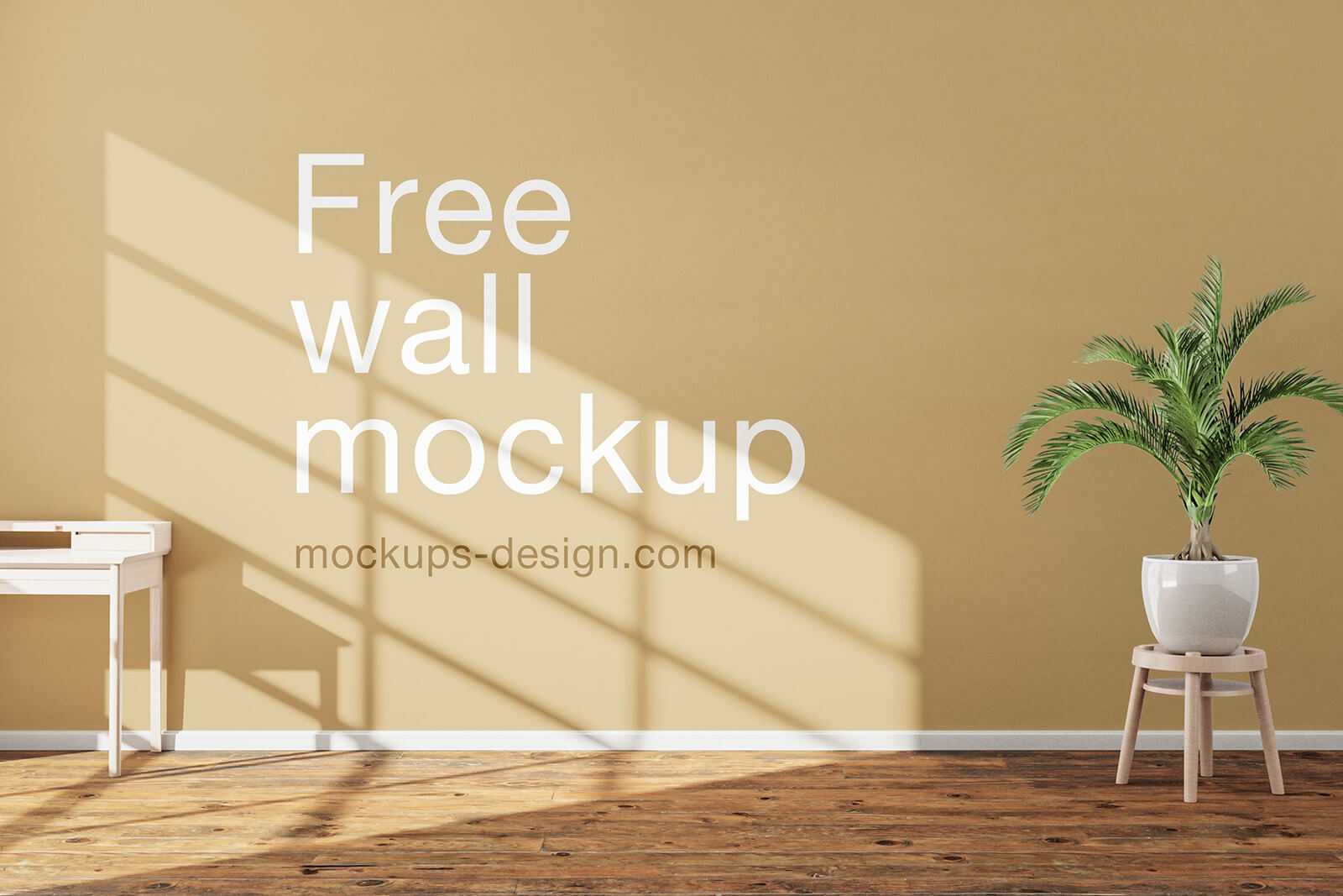 Free Living Room Wall Mockup - Free mockup PSD | PsFiles