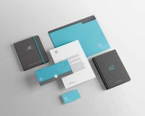 Free Logo Identity Stationery Mockup PSD