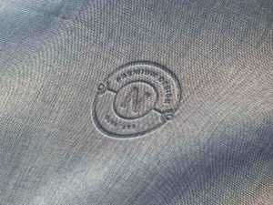 Free Logo Mockup PSD on Linen Cloth