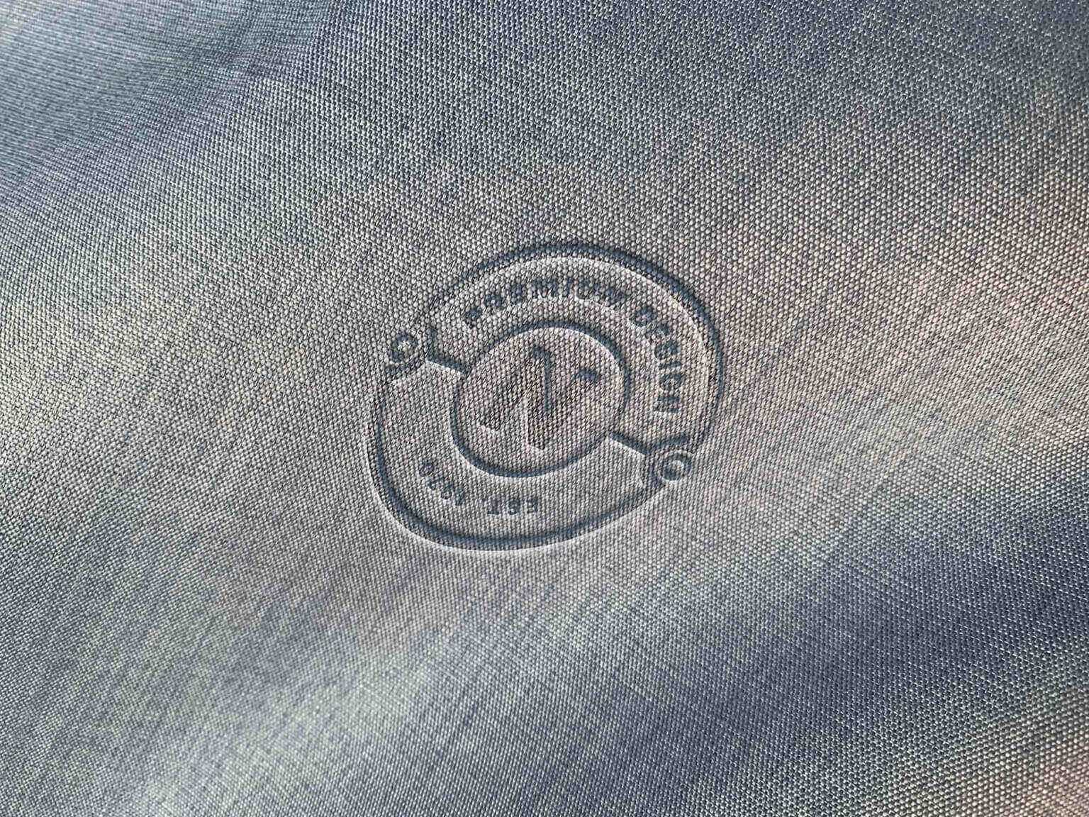 Free Logo Mockup PSD on Linen Cloth