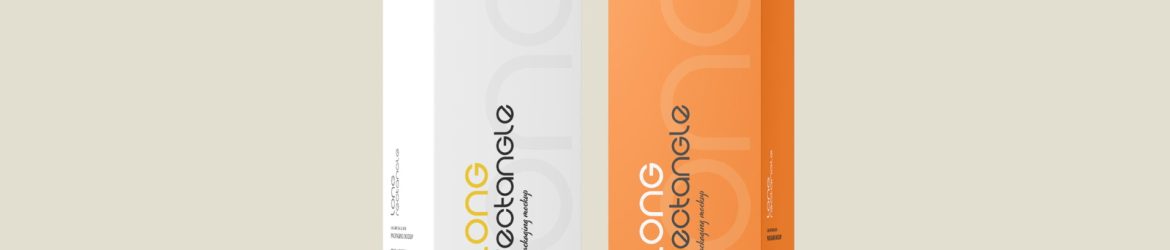 Free Long Rectangle Box Mockup