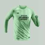 Free Long Sleeve Jersey Mockup