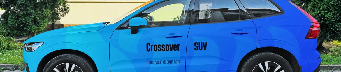 Free Luxury Crossover SUV Mockup PSD