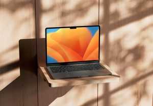 Free M2 Chip Model MacBook Air 2023 Mockup PSD