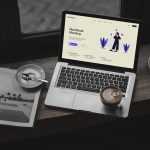 Free MacBook in Cafe Mockup - Free PSD Download Free MacBook in Cafe Mockup