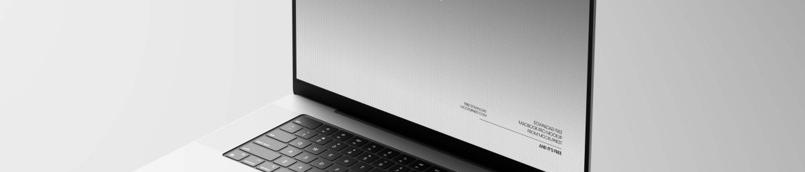 Free Macbook Pro 16 2024 Mockup PSD