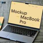 Free MacBook Pro M4 Mockup