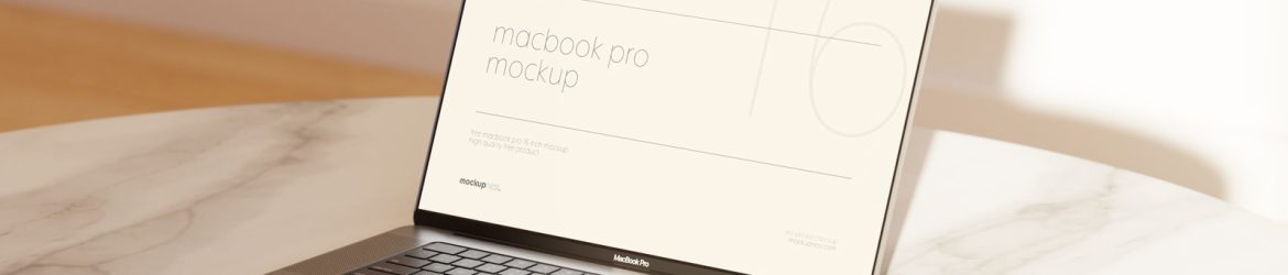 Free Macbook Pro Mockup