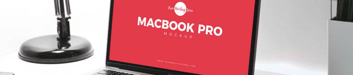 Free MacBook Pro Mockup in Office Table Free MacBook Pro Mockup in Office Table