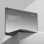 Free Macbook Pro Mockup On Podium