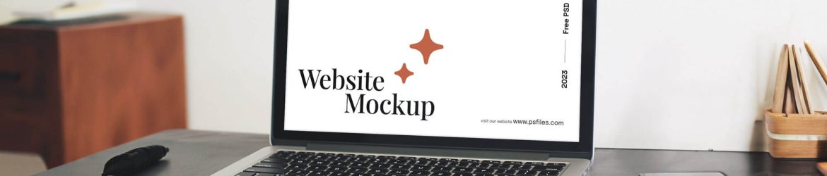 Free MacBook Screen Mockup PSD